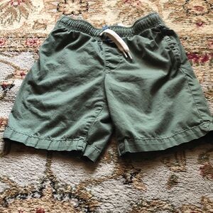 Old Navy Olive Drawstring Kids Shorts